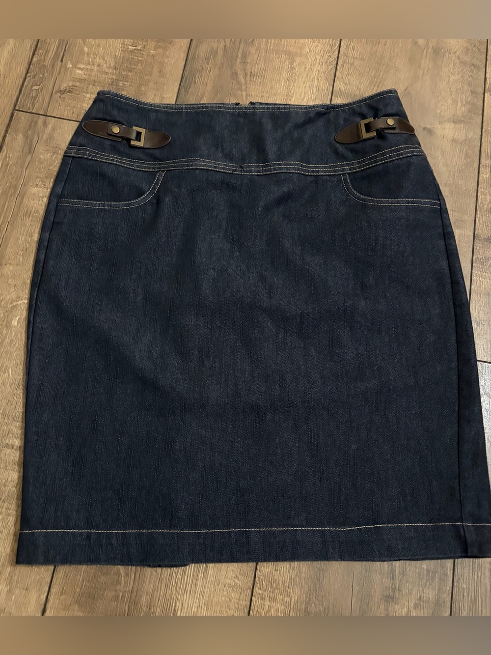 Dress Barn Midi Denim Skirt